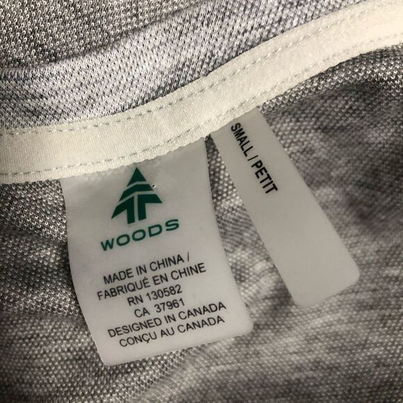 𝅺🆕 WOODS Kelsall Henley Long Sleeve Gray Mist - Picture 10 of 12